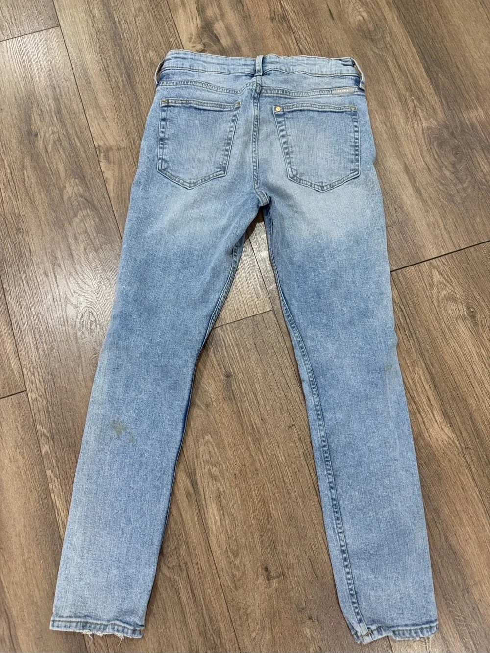 H&M Light Blue Distressed Kids Skinny Jeans